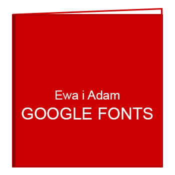Napis Własny Google Fonts